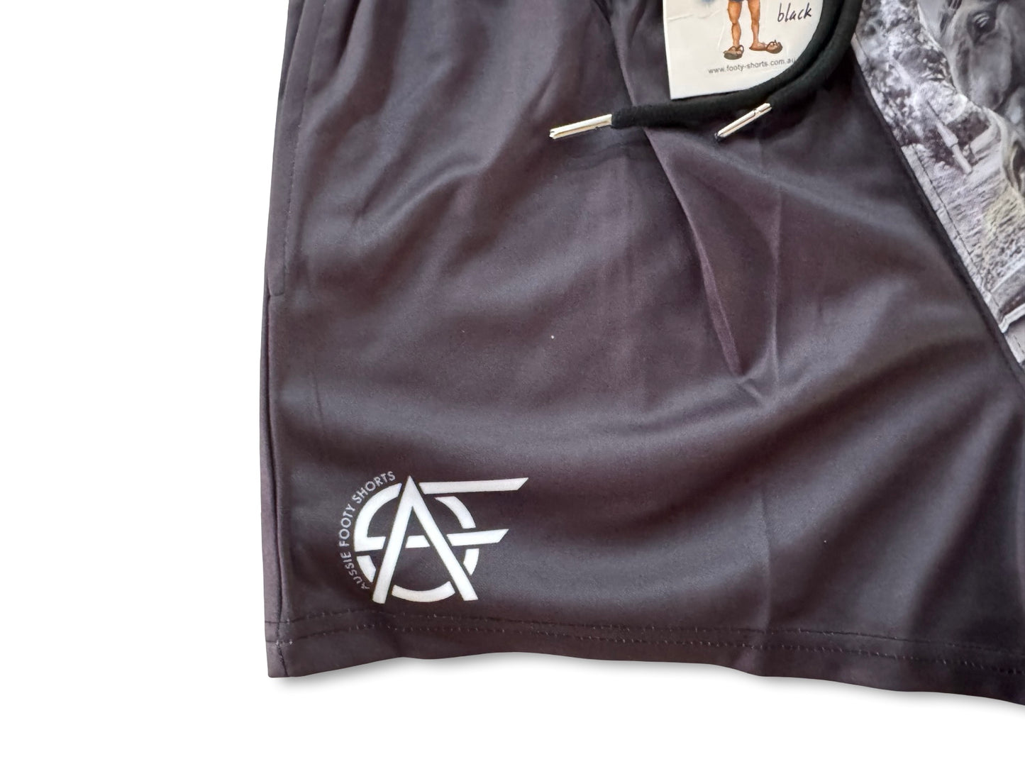 🔥NEW🔥 Horse Photo Footy Shorts (With Pockets)