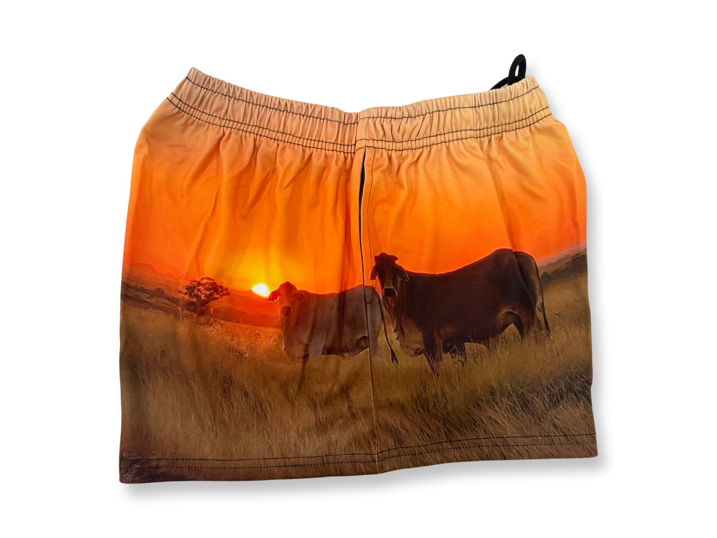 Barb Wire Footy Shorts (With Pockets)
