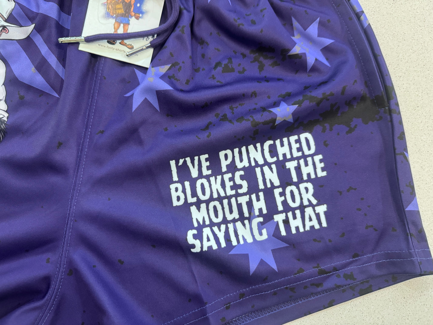 🔥NEW🔥Punch Blokes OFFICIAL KATTER, Footy Shorts (With Pockets)