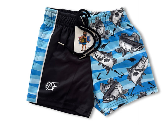 Kids Barra Footy Shorts (With Pockets)