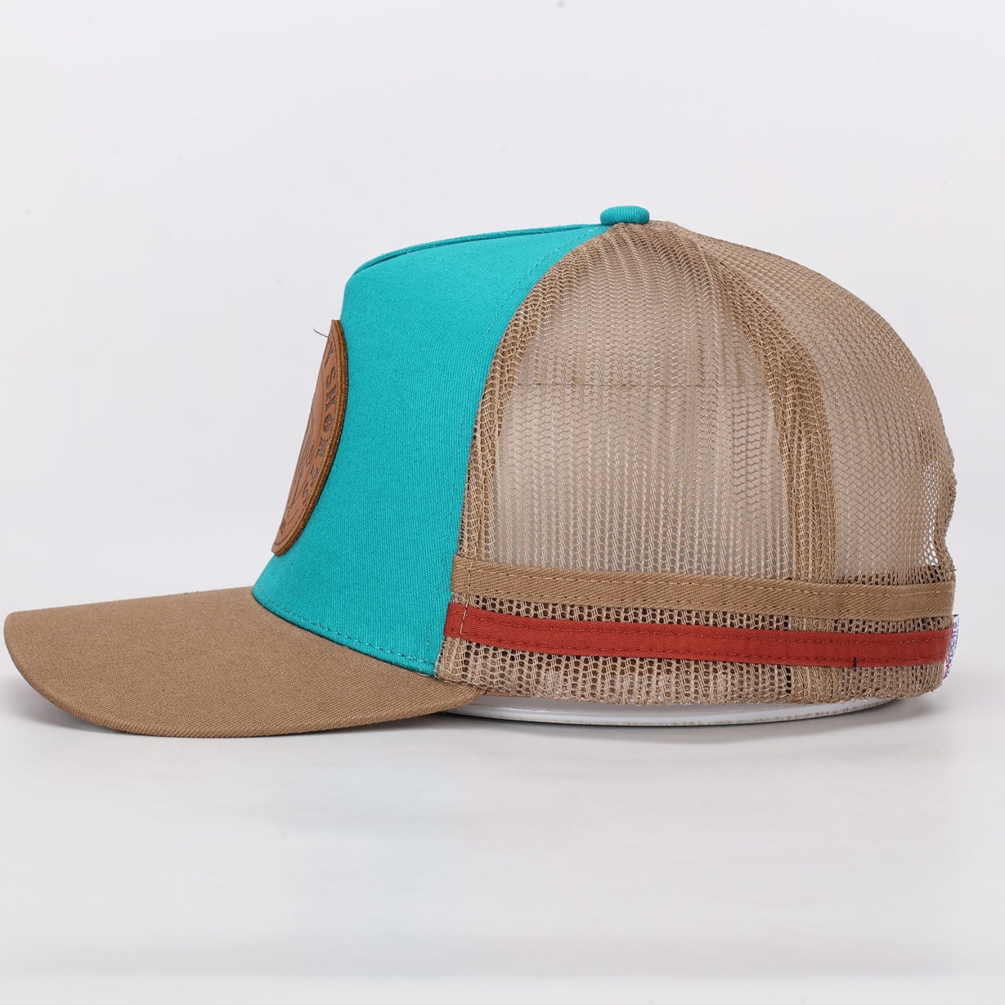 🔥NEW🔥 Truckers Hat | Country Made, Bull, Leather Patch Aztec
