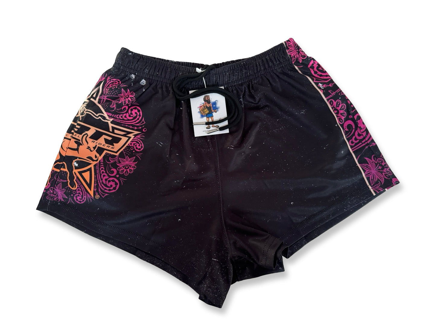 🔥NEW🔥 OFFICIAL Pink Paisley Footy Shorts (With Pockets)