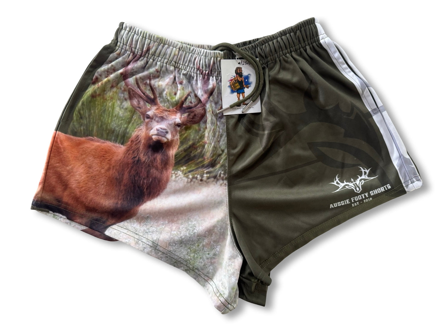 🔥NEW🔥 Red Deer Footy Shorts (With Pockets)