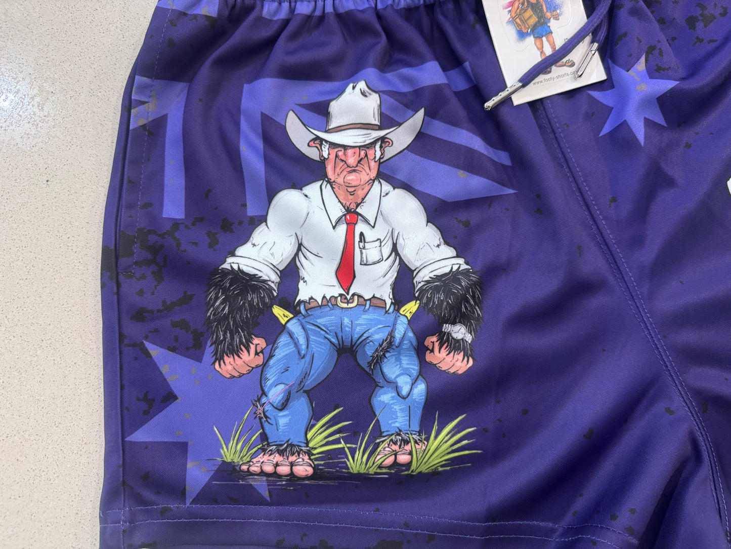 🔥NEW🔥Punch Blokes OFFICIAL KATTER, Footy Shorts (With Pockets)