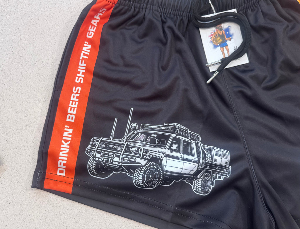 🔥NEW🔥  Cruiser Footy Shorts (With Pockets)