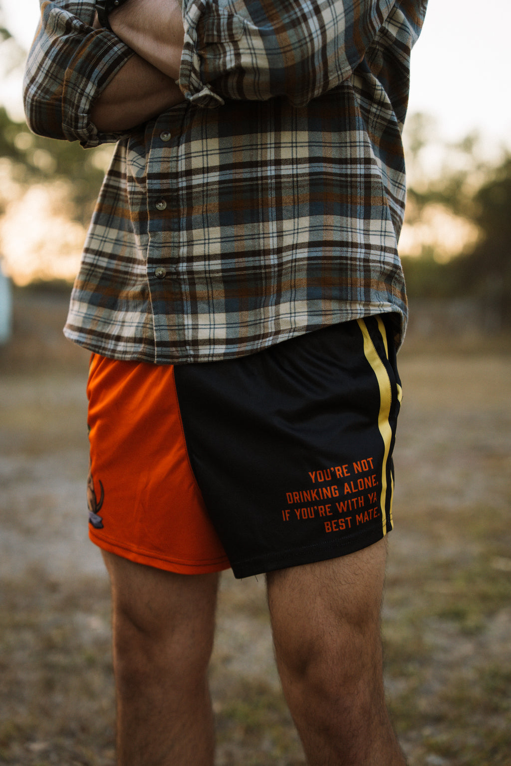 Drinking with your best mate Footy Shorts (With Pockets) 🔥NEW🔥