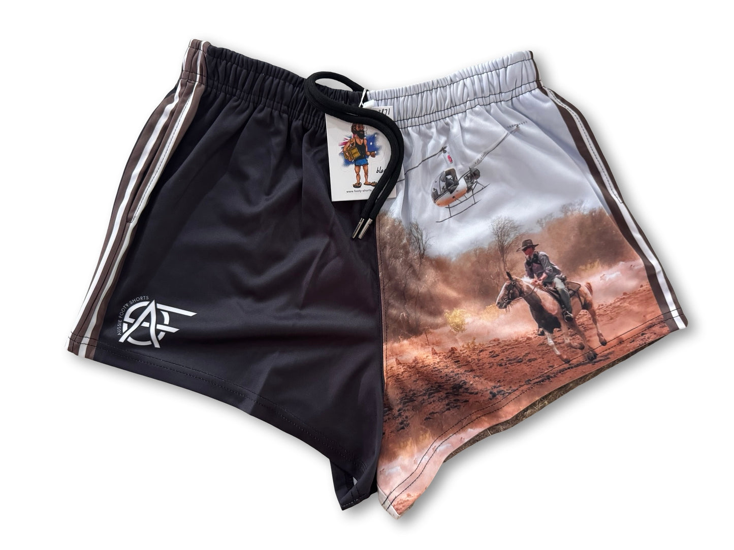 🔥NEW🔥 Chopper Horse Footy Shorts (With Pockets)