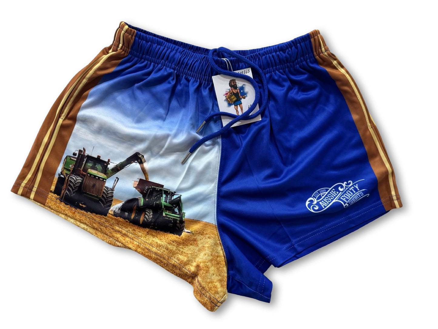 🔥NEW🔥 Harvester Photo Footy Shorts (With Pockets)