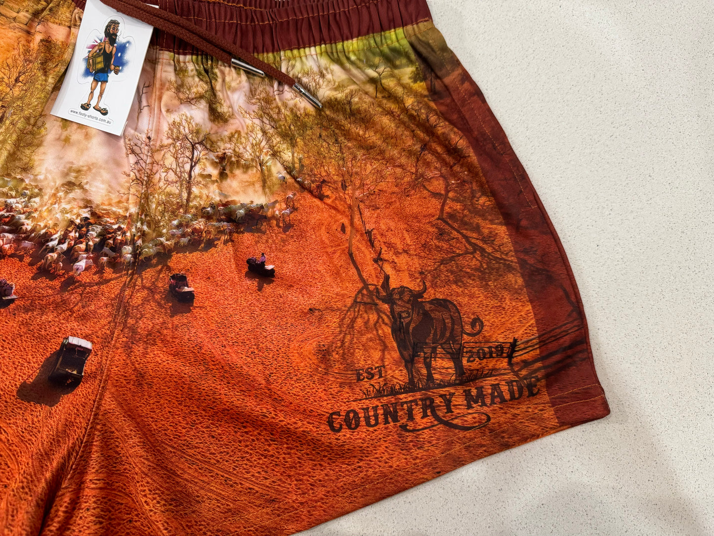 Mustering - Footy Shorts (With Pockets)