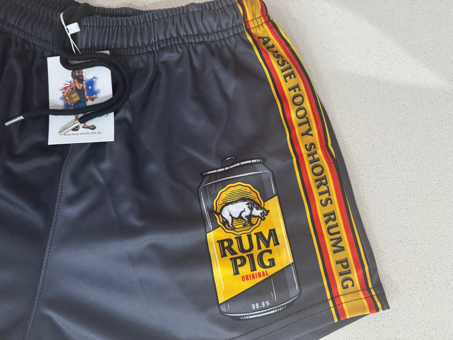 RUM PIG Footy Shorts (With Pockets)