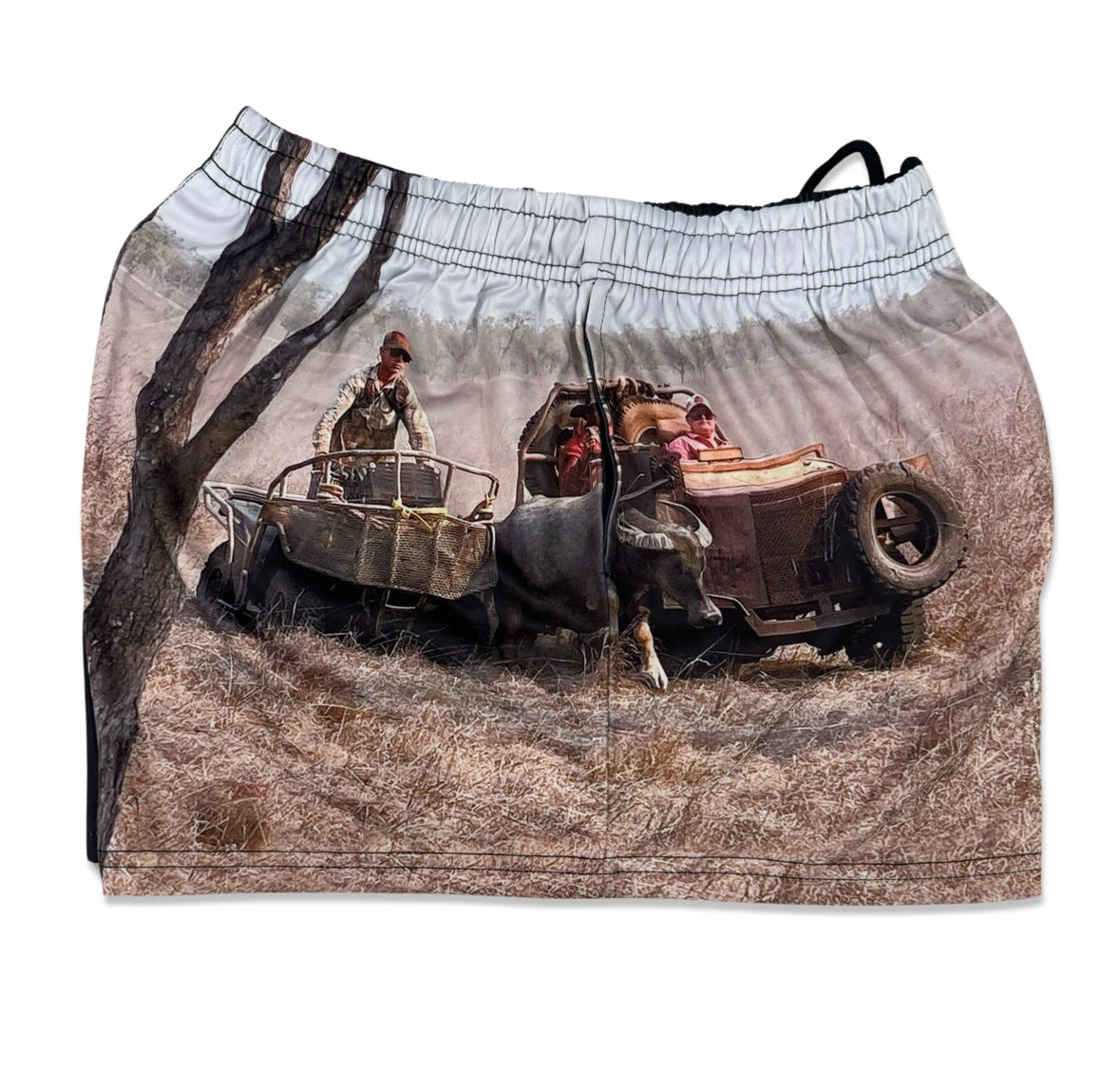 Buffalos Running Sky Athletic Shorts with Pockets
