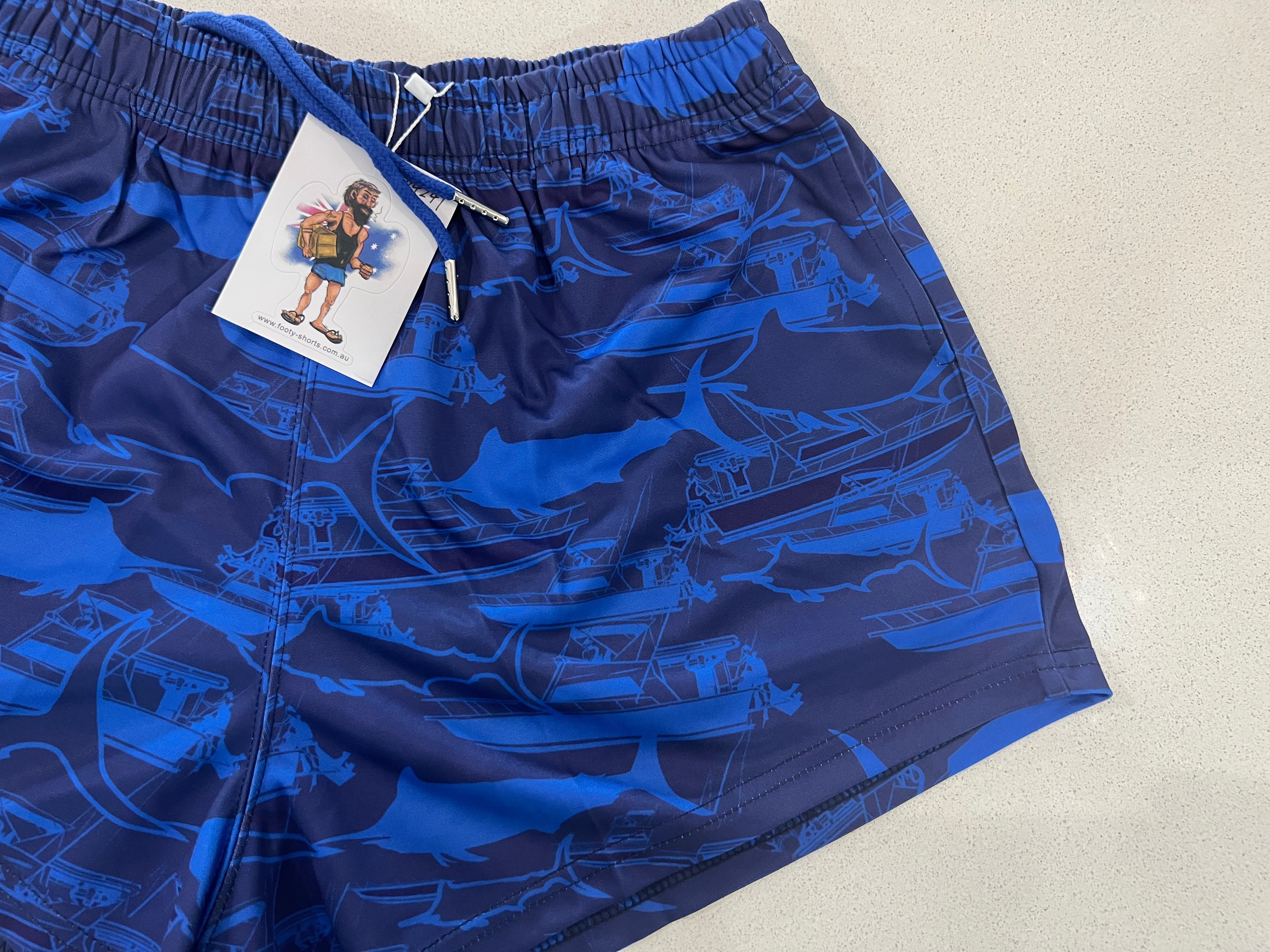 🔥NEW🔥 W.A Fishing Footy Shorts (With Pockets)