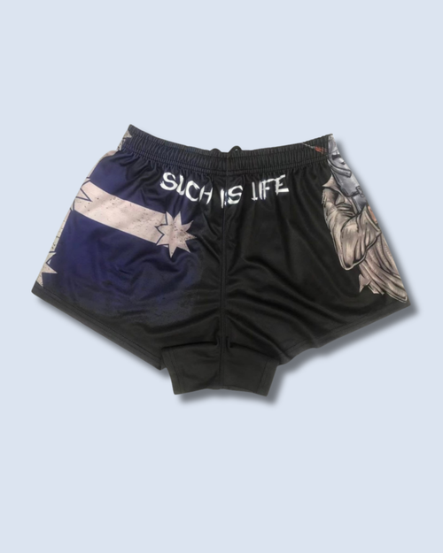 NED KELLY, Such is life,  Footy Shorts (With Pockets)