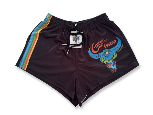 🔥NEW🔥 Cowgirl Country Footy Shorts (With Pockets)