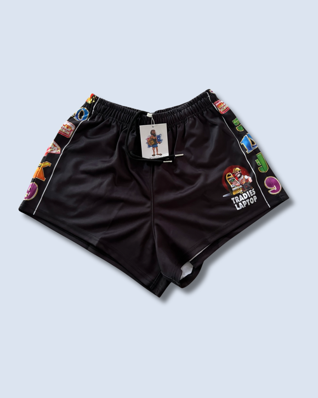 🔥NEW🔥 Tradies Laptop Footy Shorts (With Pockets)
